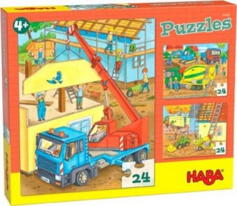 Puzzles Auf der Baustelle (Kinderpuzzle)