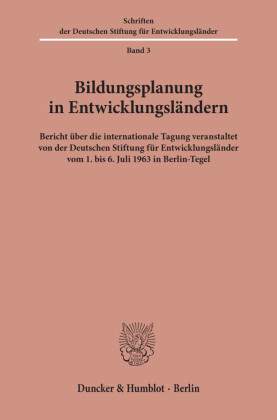 Bildungsplanung in Entwicklungsländern.
