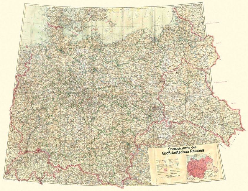 Übersichtskarte des Großdeutschen Reiches - Dezember 1942 main product photo