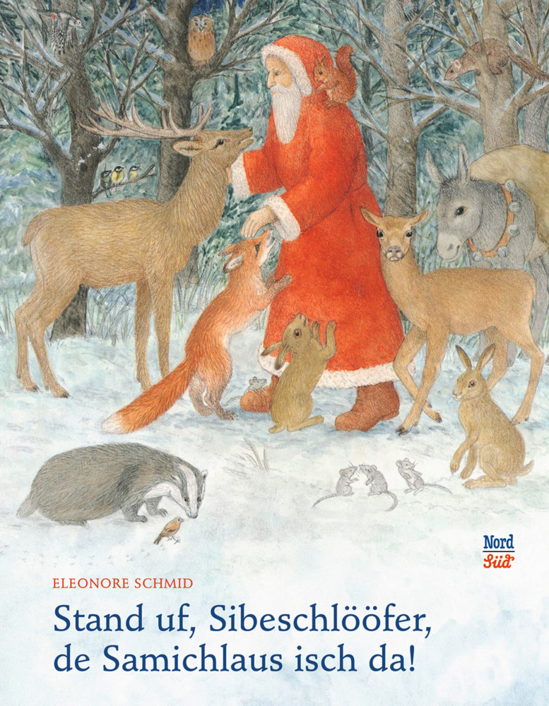 Stand uuf, Siebeschlööfer, de Samichlaus isch da main product photo