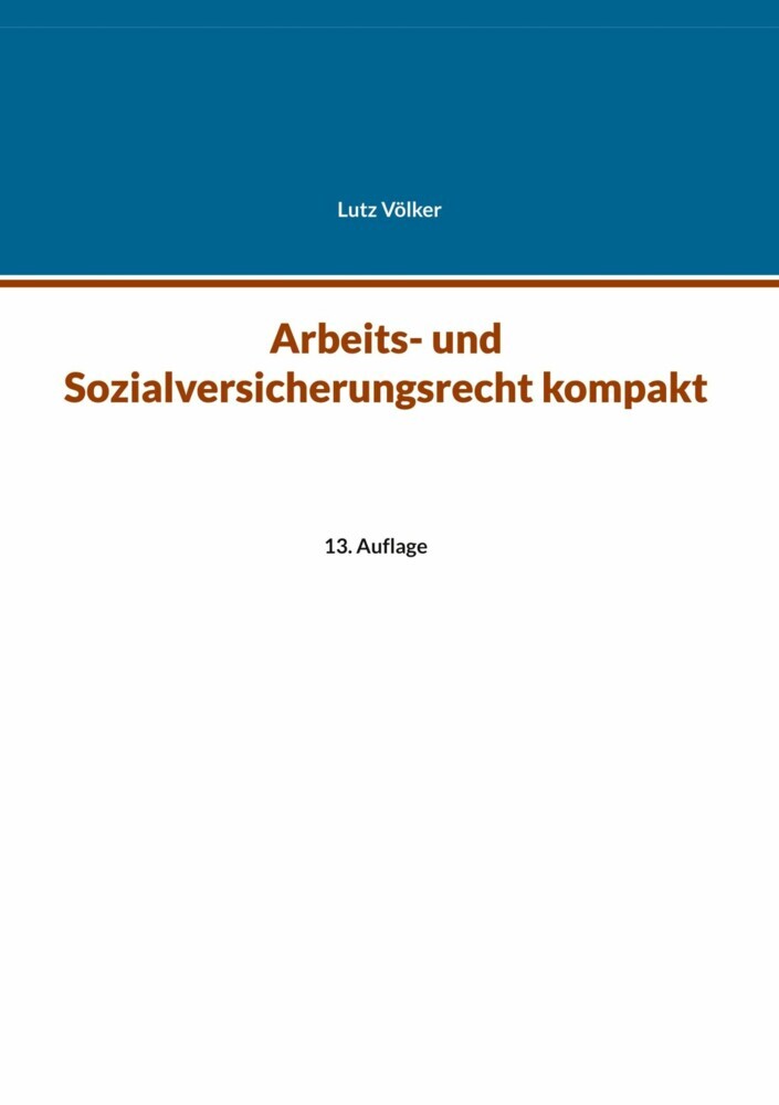 Arbeits- und Sozialversicherungsrecht kompakt main product photo