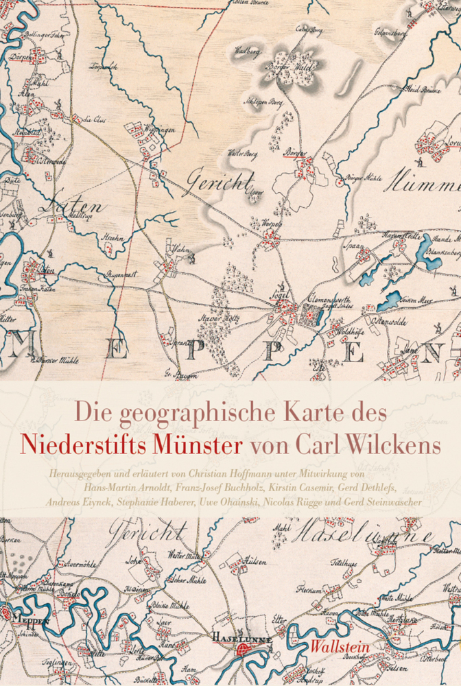 Die geographische Karte des Niederstifts Münster von Carl Wilckens main product photo