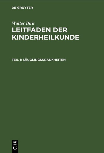 Säuglingskrankheiten main product photo