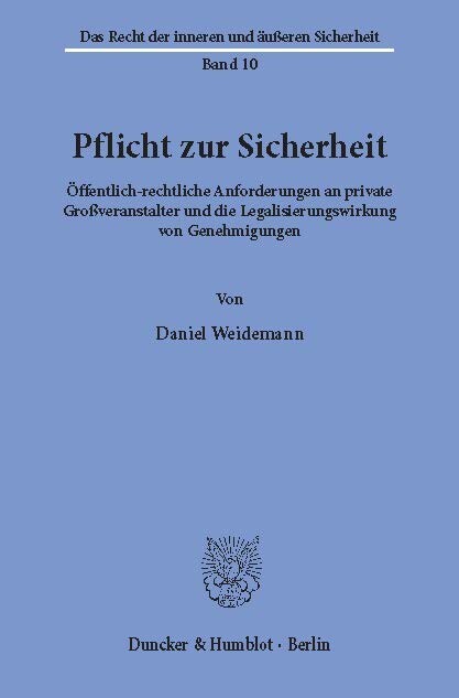 Pflicht zur Sicherheit. main product photo
