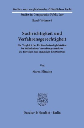 Sachrichtigkeit und Verfahrensgerechtigkeit.