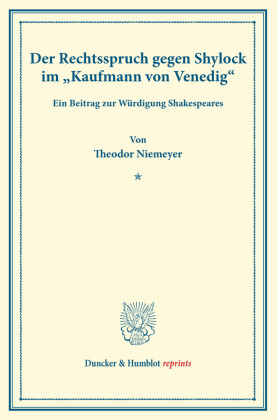 Der Rechtsspruch gegen Shylock im "Kaufmann von Venedig".
