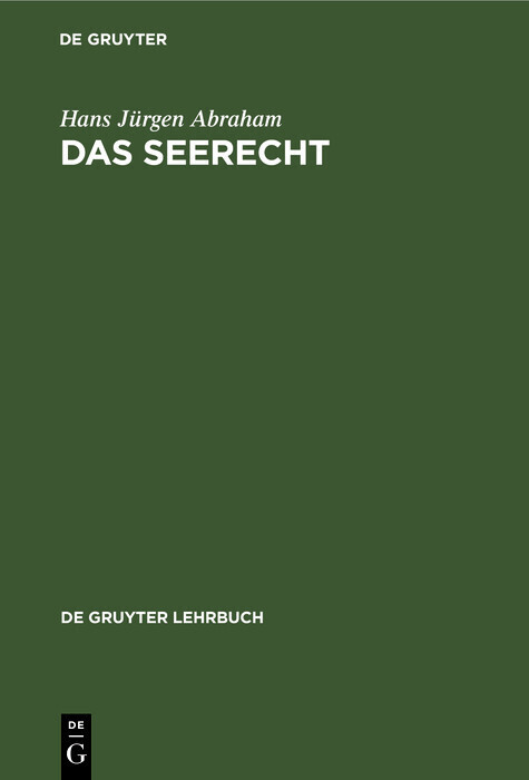 Das Seerecht main product photo