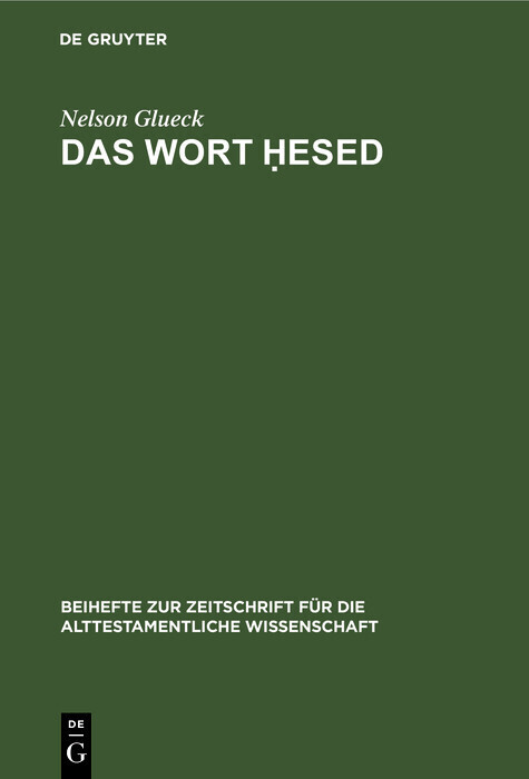 Das Wort ?esed main product photo