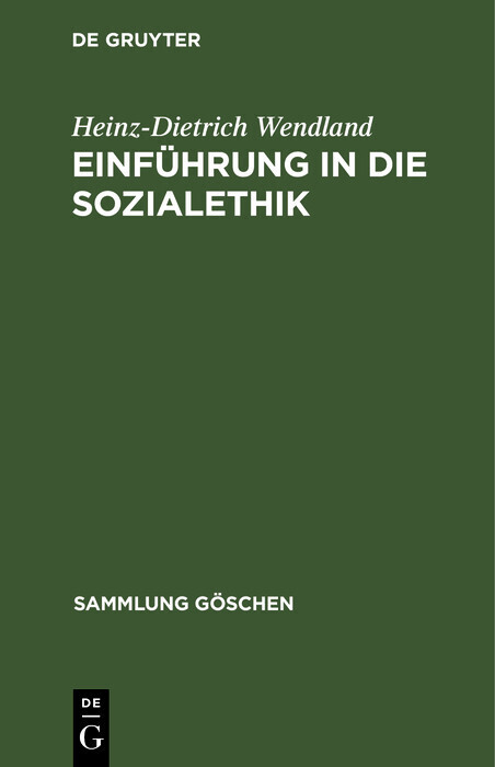 Einführung in die Sozialethik main product photo