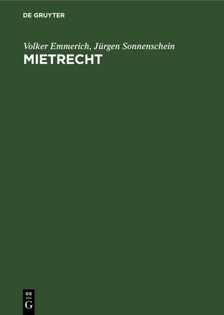 Mietrecht main product photo