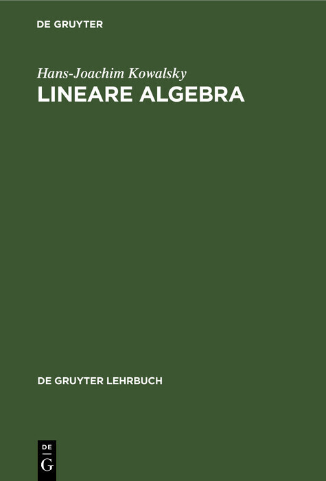 Lineare Algebra main product photo