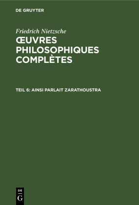 Ainsi parlait Zarathoustra