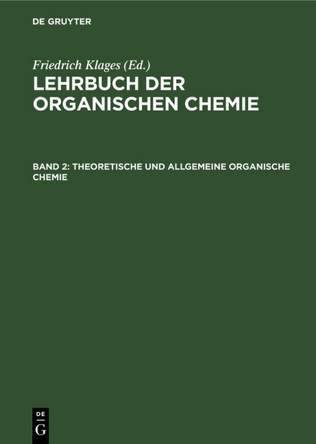 Theoretische und allgemeine organische Chemie main product photo