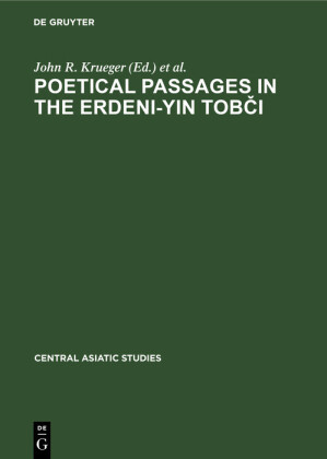 Poetical Passages in the Erdeni-Yin Tob?i