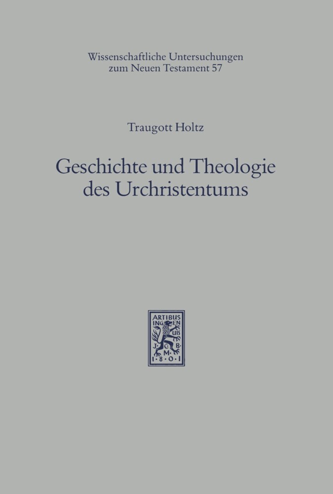 Geschichte und Theologie des Urchristentums main product photo