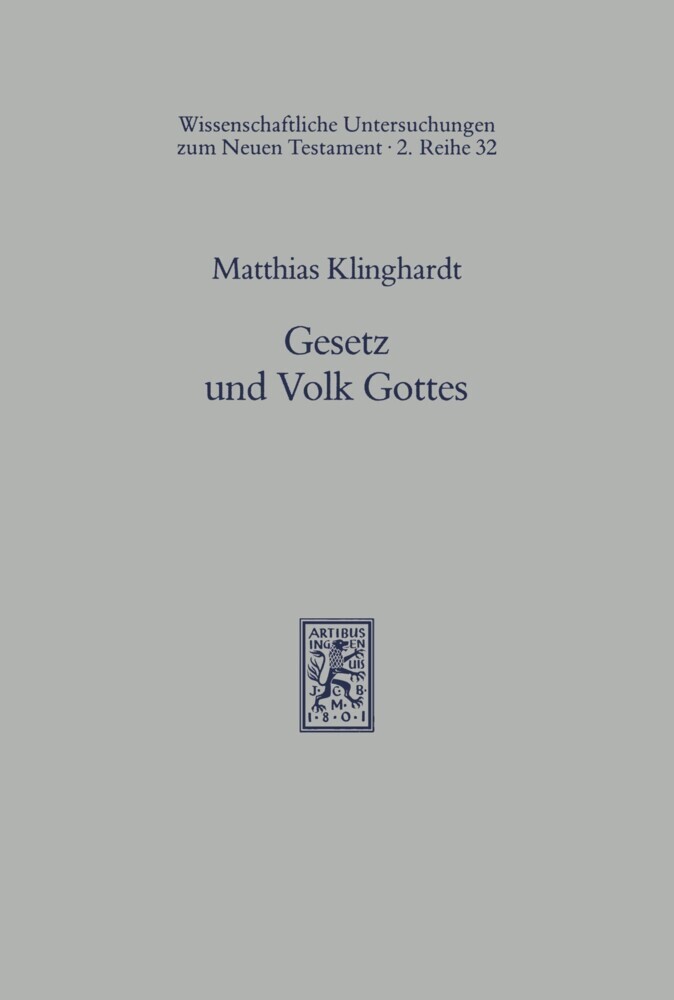 Gesetz und Volk Gottes main product photo