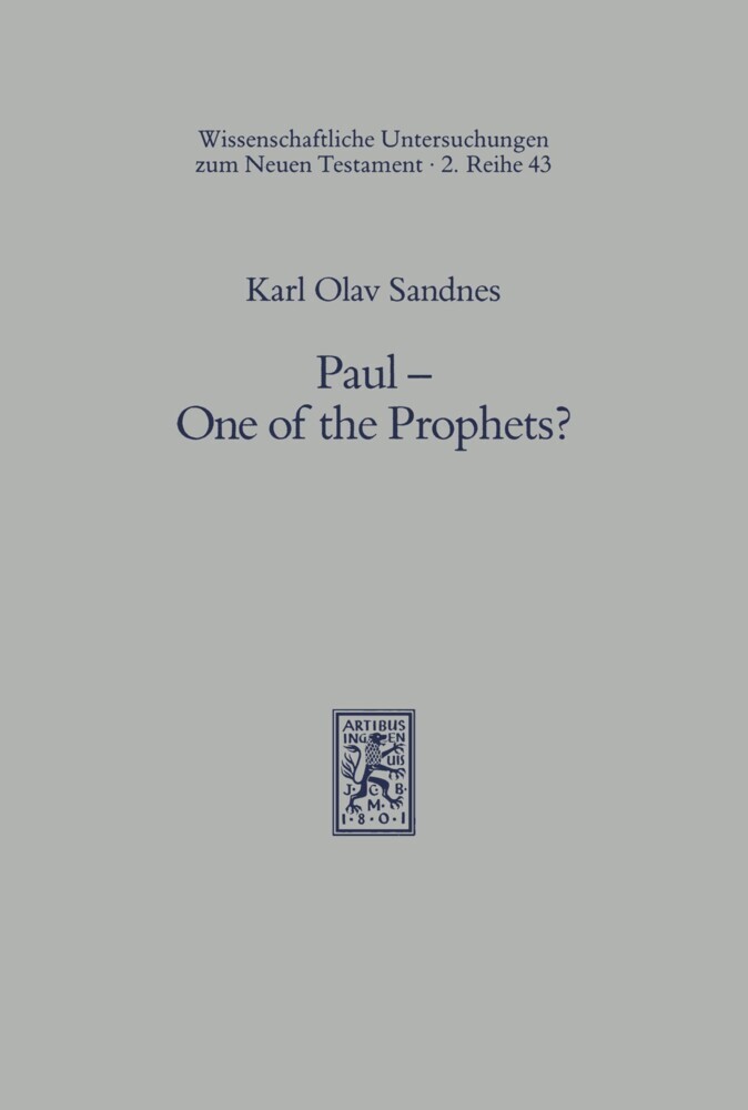 Paul - One of the Prophets? main product photo