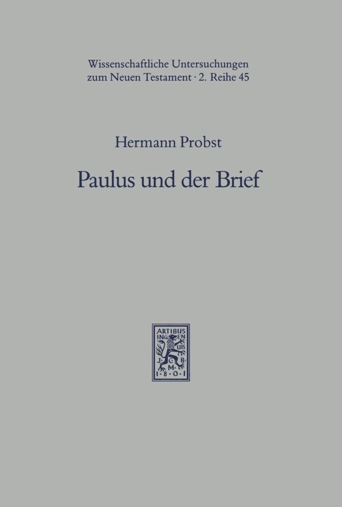 Paulus und der Brief main product photo