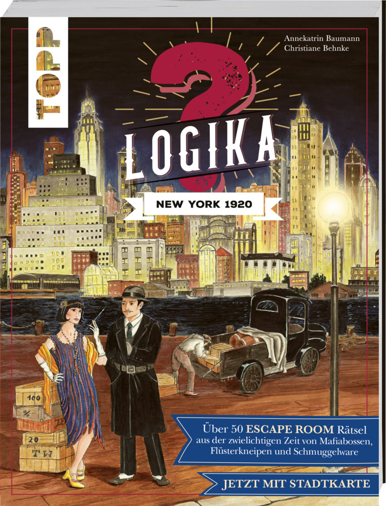 Logika - New York 1920: Logikrätsel für zwischendurch von leicht bis schwer main product photo