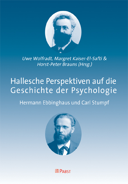 Hallesche Perspektiven auf die Geschichte der Psychologie main product photo