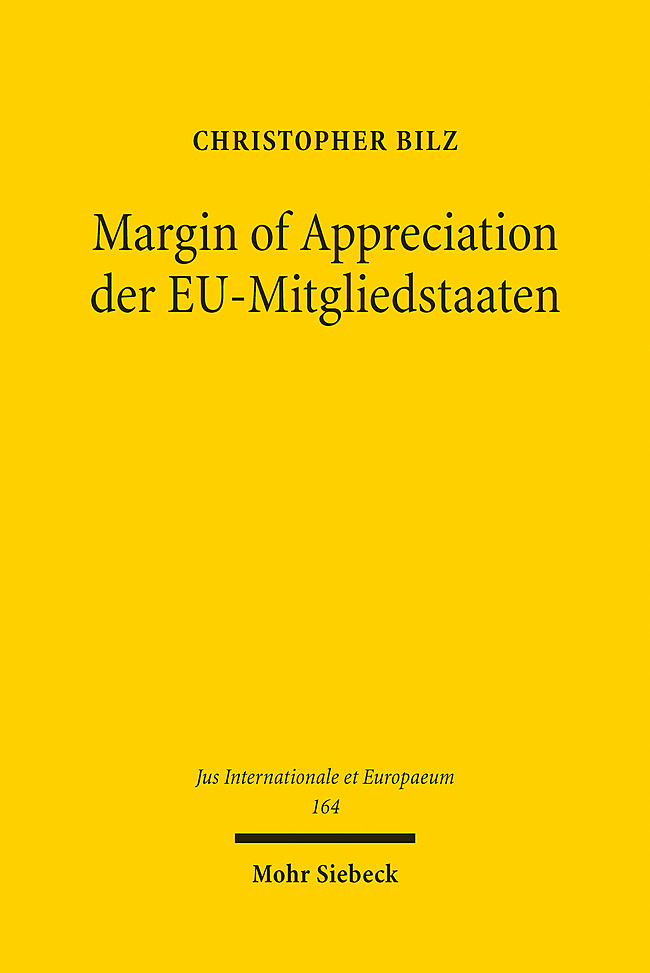 Margin of Appreciation der EU-Mitgliedstaaten main product photo