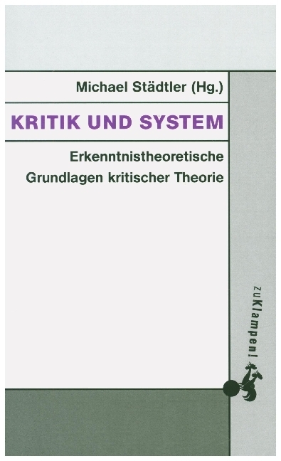 Kritik und System main product photo