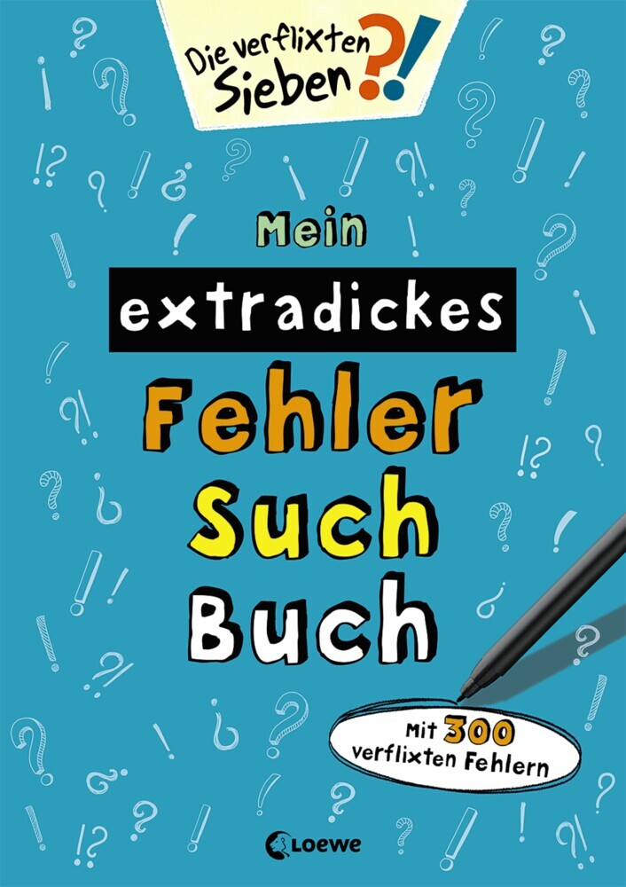 Mein extradickes Fehler-Such-Buch (petrol) main product photo
