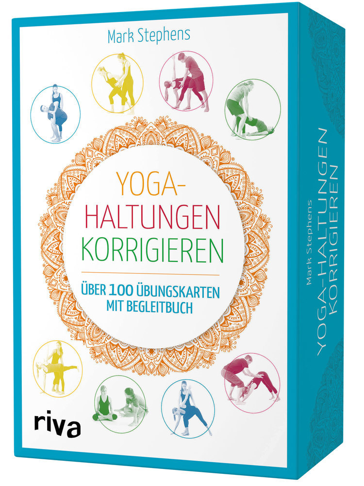 Yoga-Haltungen korrigieren, Übungskarten mit Begleitbuch main product photo