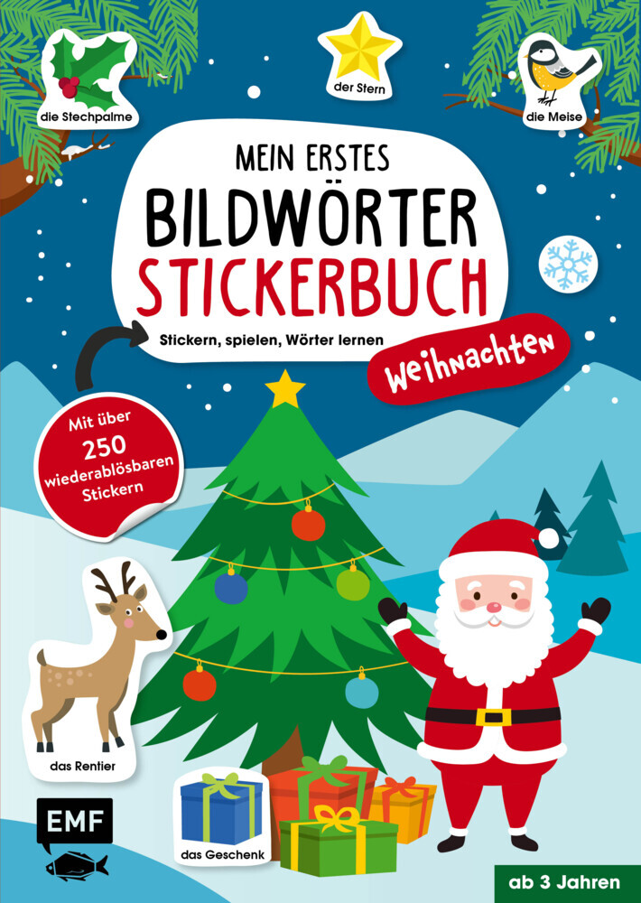 Mein erstes Bildwörter-Stickerbuch - Weihnachten main product photo