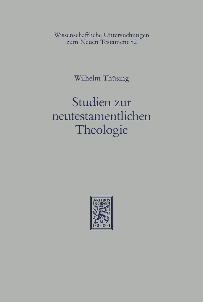 Studien zur neutestamentlichen Theologie main product photo