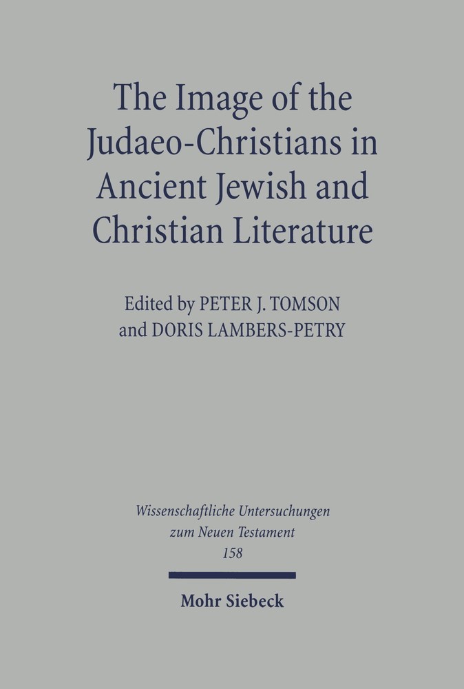The Image of the Judaeo-Christians in Ancient Jewish and Christian Literature main product photo