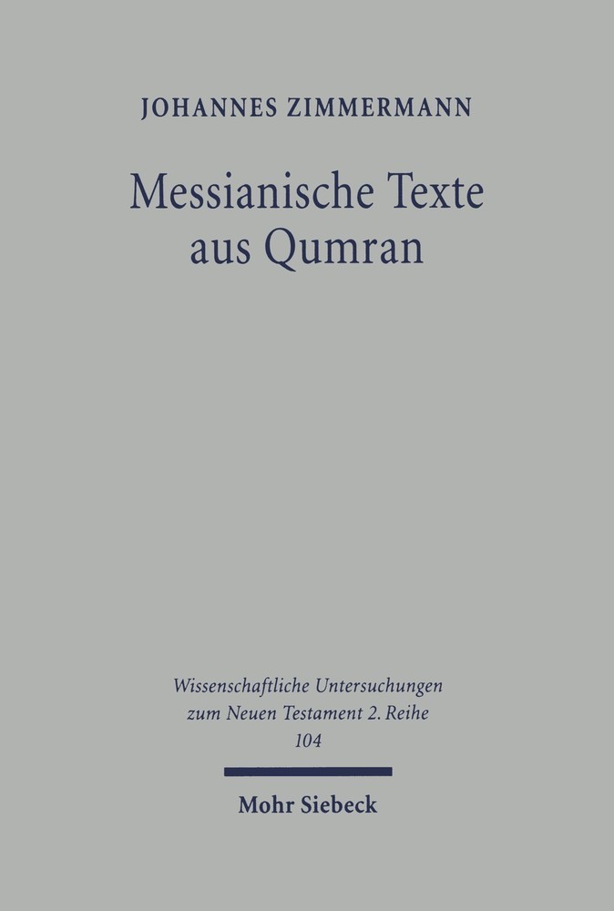 Messianische Texte aus Qumran main product photo