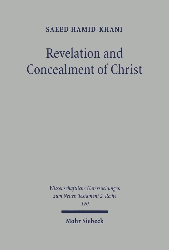 Revelation and Concealment of Christ main product photo