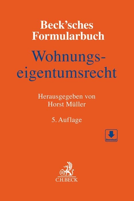 Beck'sches Formularbuch Wohnungseigentumsrecht main product photo
