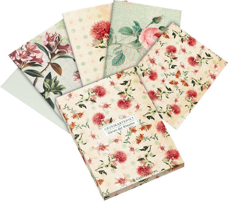 Die Gärten der Künstler Grußkartenset Motiv Dahlie main product photo