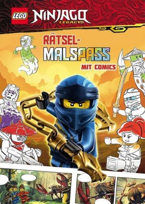 LEGO Ninjago - Rätselmalspaß mit Comics