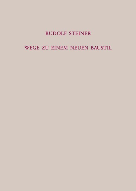 Wege zu einem neuen Baustil main product photo