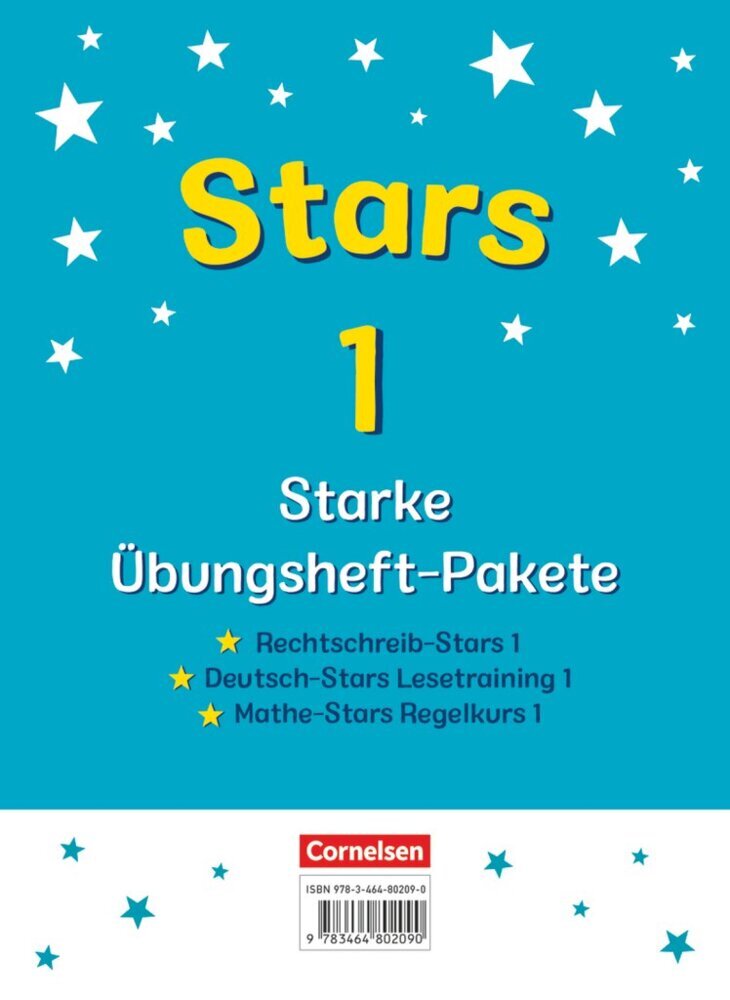 STARS - starke Übungshefte - Basiskompetenzen Deutsch und Mathematik - 1. Schuljahr main product photo