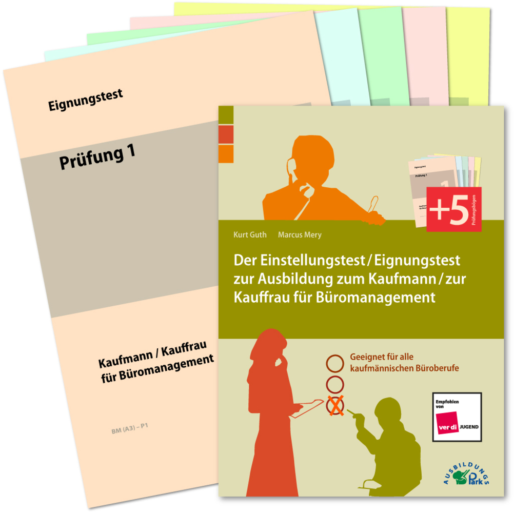Der Einstellungstest / Eignungstest zur Ausbildung zum Kaufmann / zur Kauffrau für Büromanagement main product photo