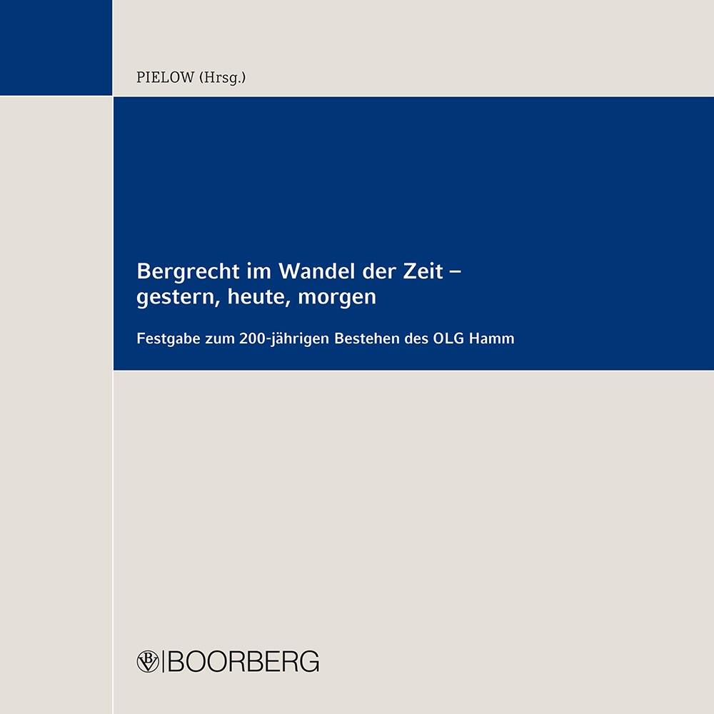 Bergrecht im Wandel der Zeit - gestern, heute, morgen main product photo