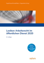 Lexikon Arbeitsrecht im öffentlichen Dienst 2020