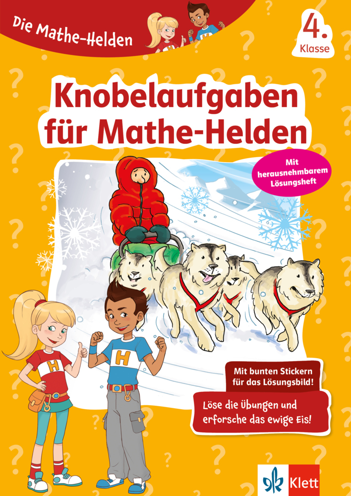 Klett Die Mathe-Helden: Knobelaufgaben für Mathe-Helden 4. Klasse main product photo