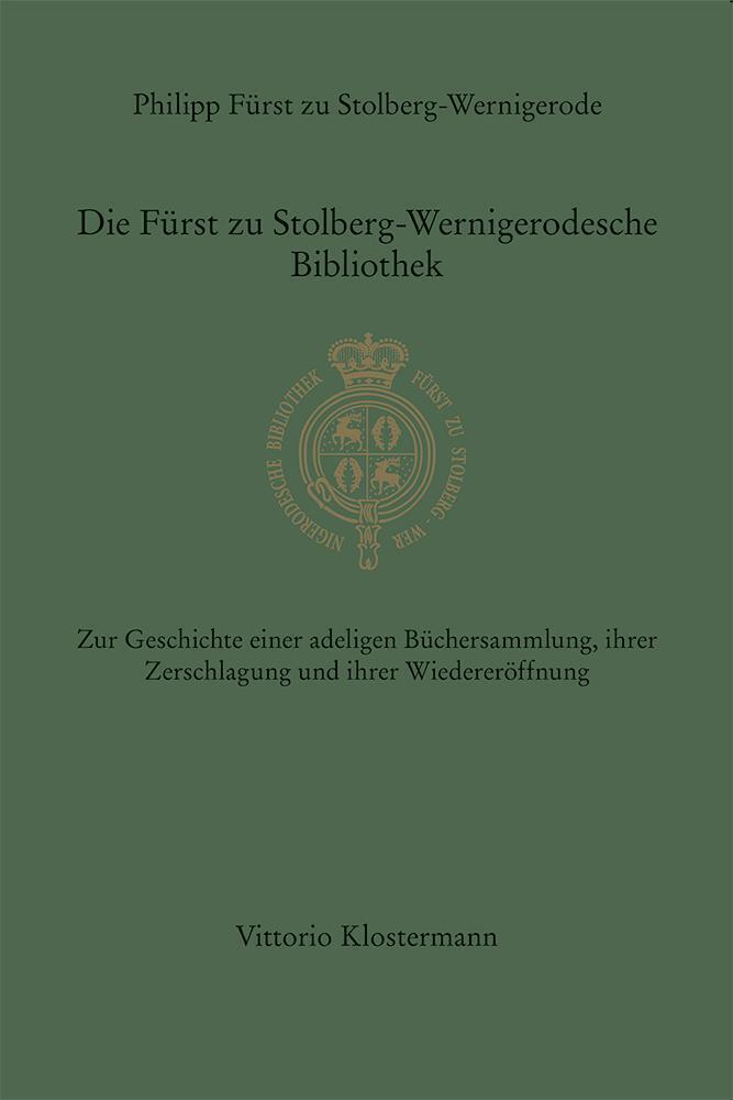 Die Fürst zu Stolberg-Wernigerodesche Bibliothek main product photo