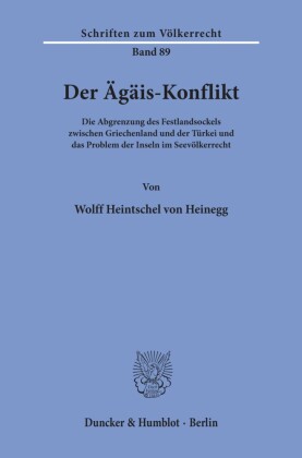 Der Ägäis-Konflikt.