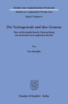 Die Vertragsstrafe und ihre Grenzen.