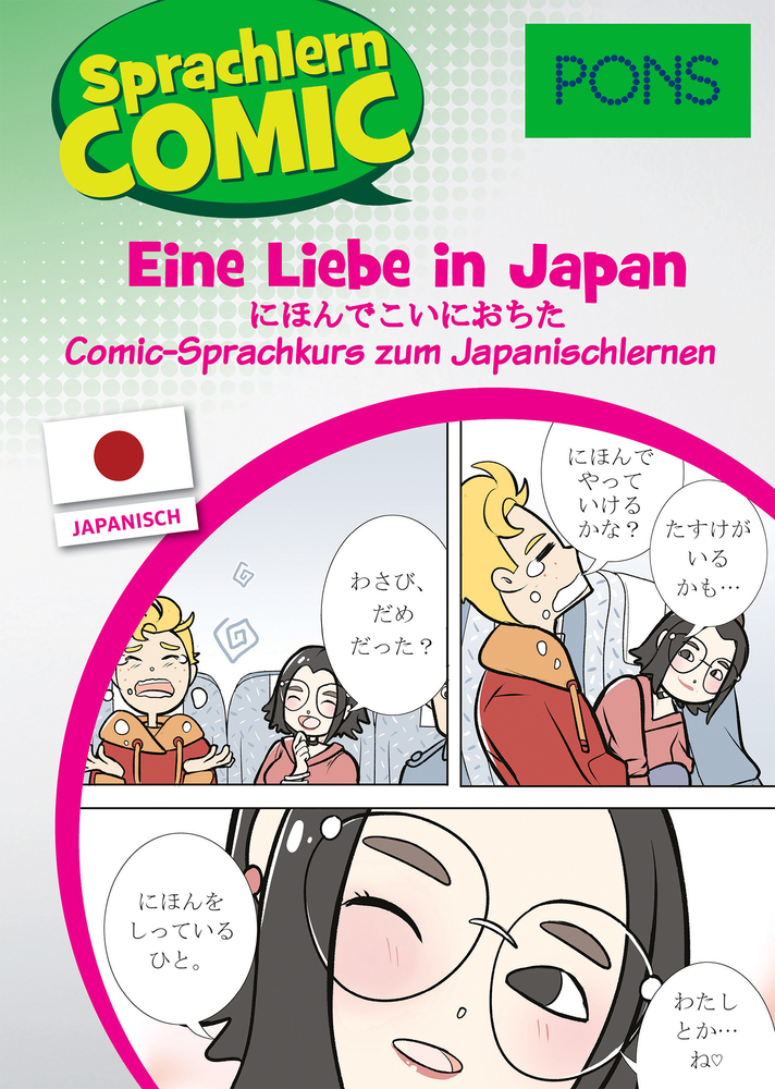 PONS Sprachlern-Comic Japanisch - Eine Liebe in Japan main product photo