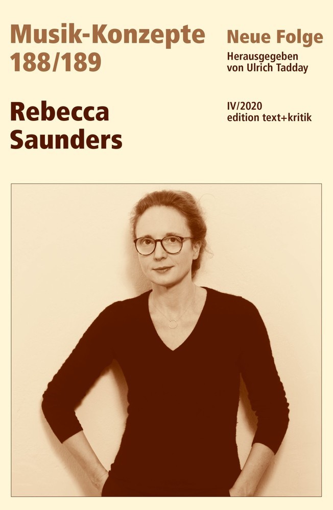 MUSIK-KONZEPTE 188 / 189: Rebecca Saunders main product photo