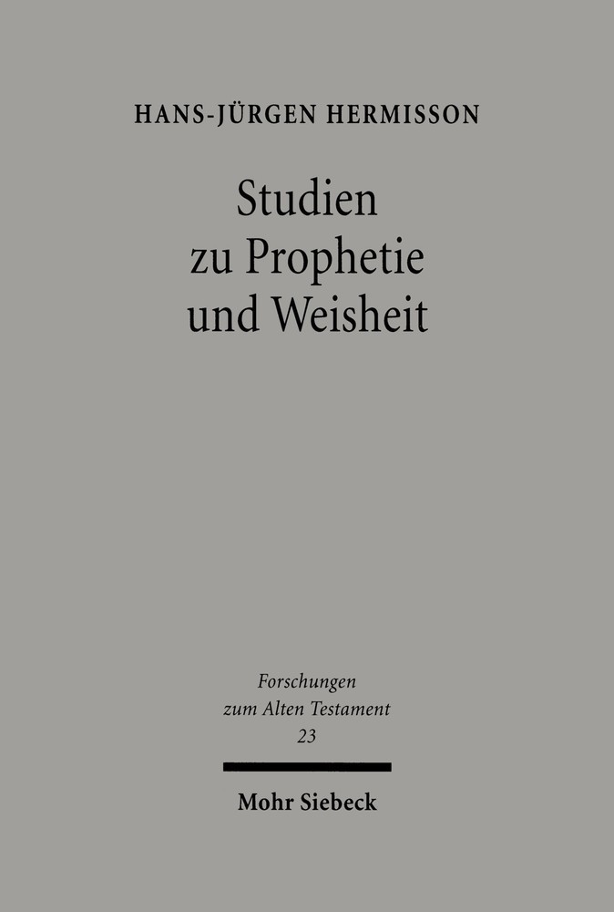 Studien zur Prophetie und Weisheit main product photo