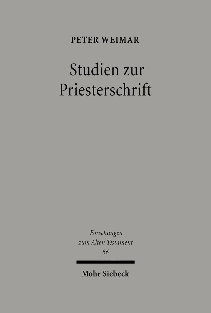 Studien zur Priesterschrift main product photo