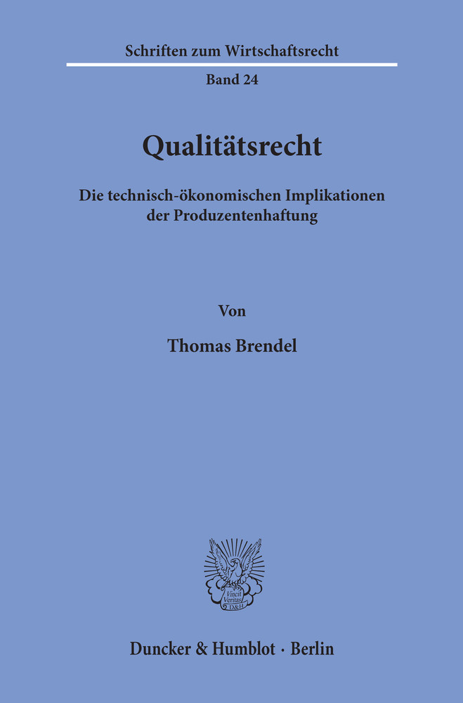 Qualitätsrecht. main product photo